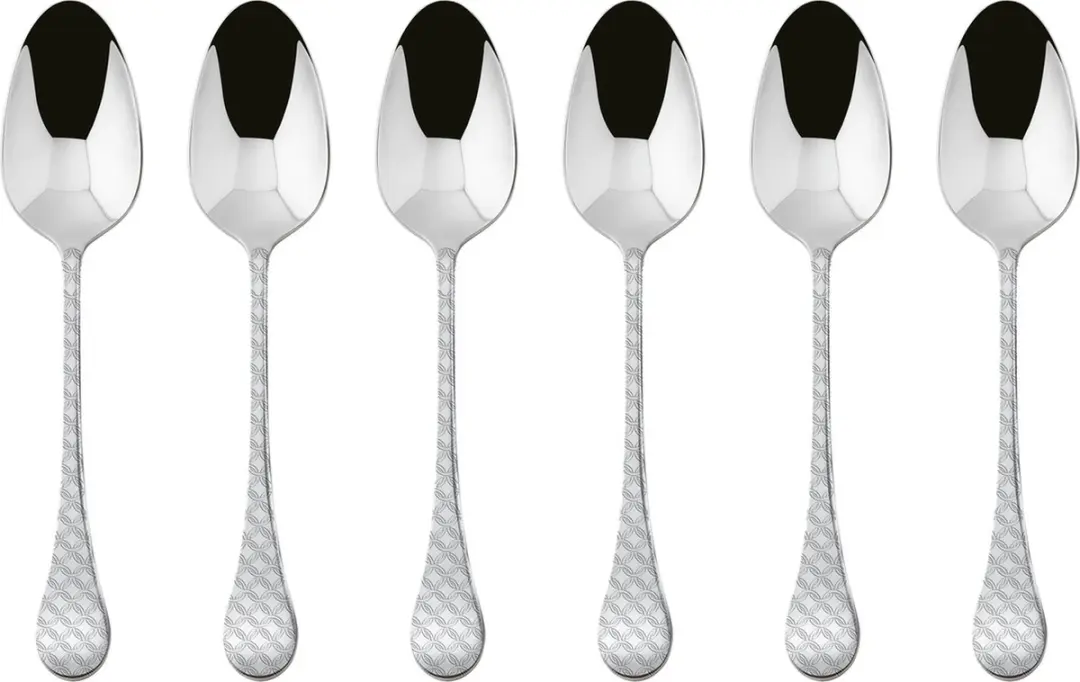 Sambonet Koffielepel Taormina Zilver 6 Stuks