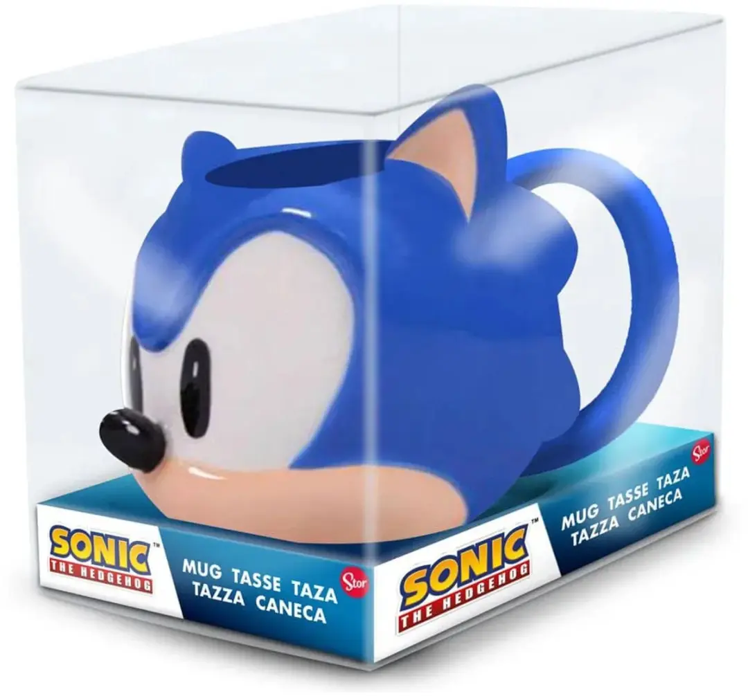Sonic the Hedgehog 3D Mok - 475ml - afbeelding 2 van 3
