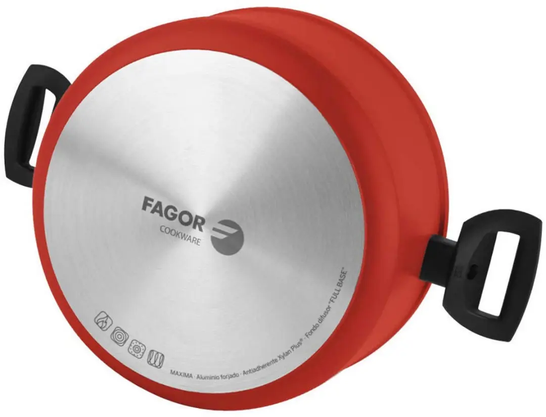 Fagor Kookpot Rood Aluminium - Ø24cm - afbeelding 4 van 4