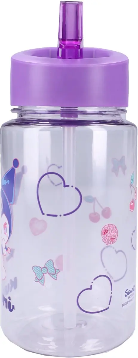 Kuromi Drinkfles 450ml - Paars - afbeelding 6 van 6