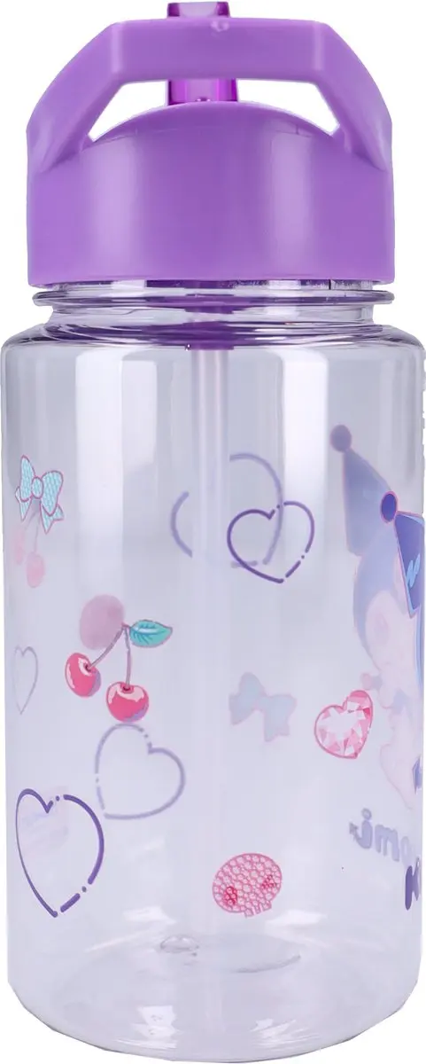 Kuromi Drinkfles 450ml - Paars - afbeelding 5 van 6