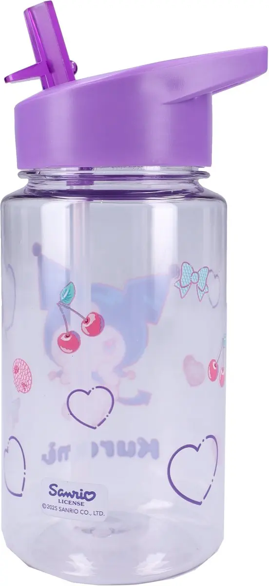 Kuromi Drinkfles 450ml - Paars - afbeelding 2 van 6