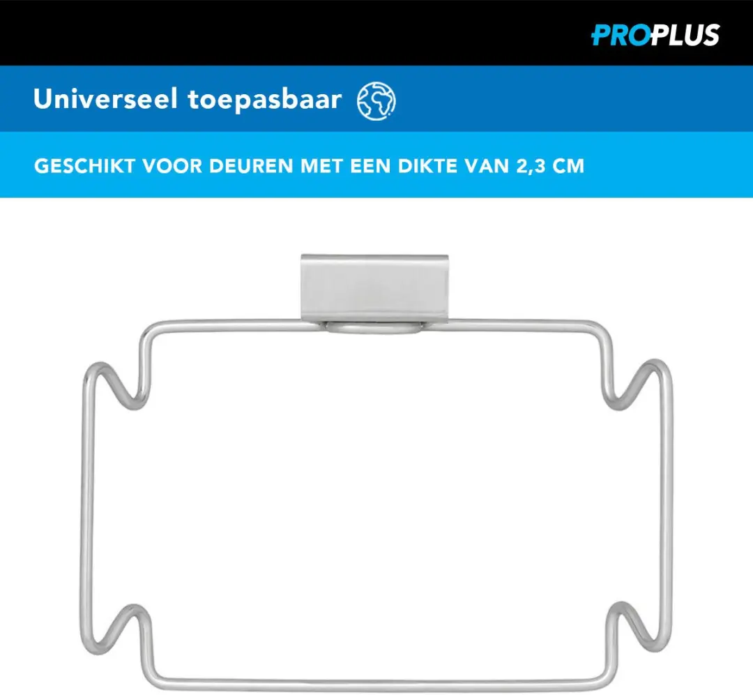 ProPlus Vuilniszakhouder Deurbevestiging - 5L - Zilver - afbeelding 3 van 4