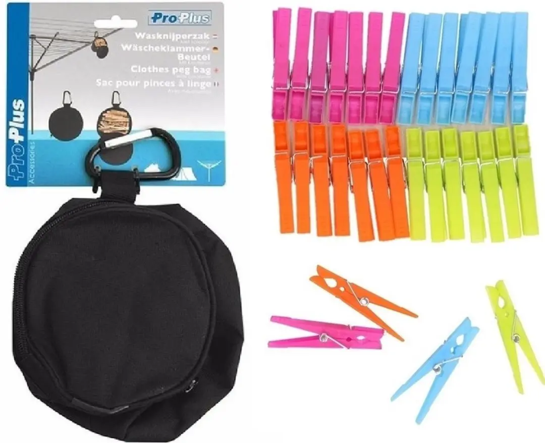 Wasknijperzak met karabijn