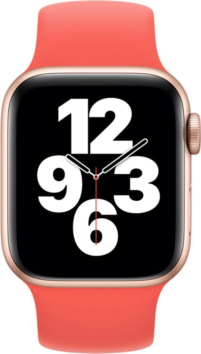 Apple Siliconen Smartwatchband Pink Citrus - 44/45/46/49mm
