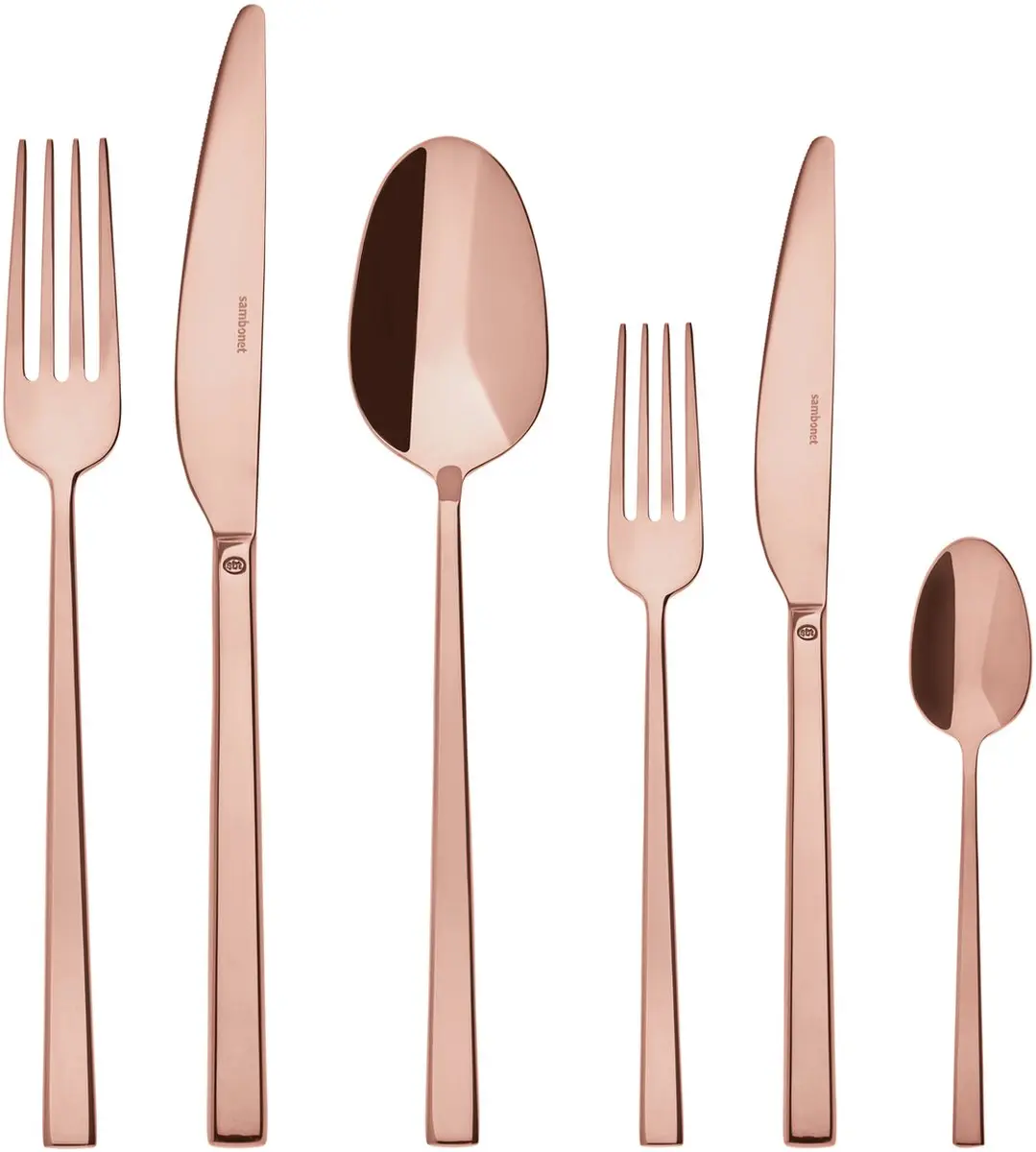 Sambonet Bestekset 36 Dlg S.H. Rock Pvd Copper