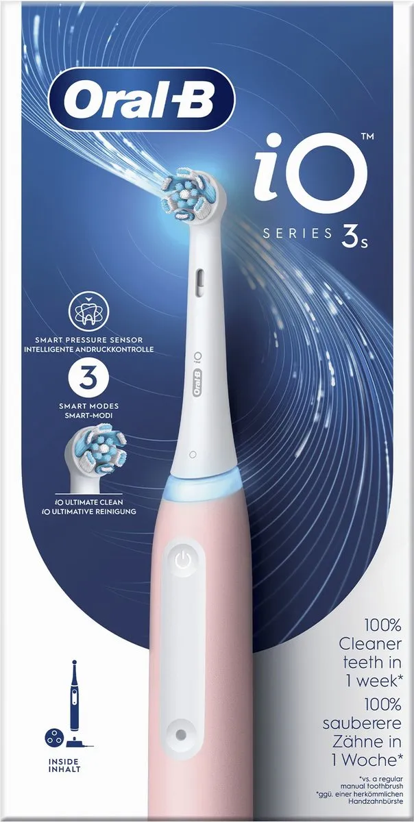 Oral-B iO 3S Elektrische Tandenborstel - Roze