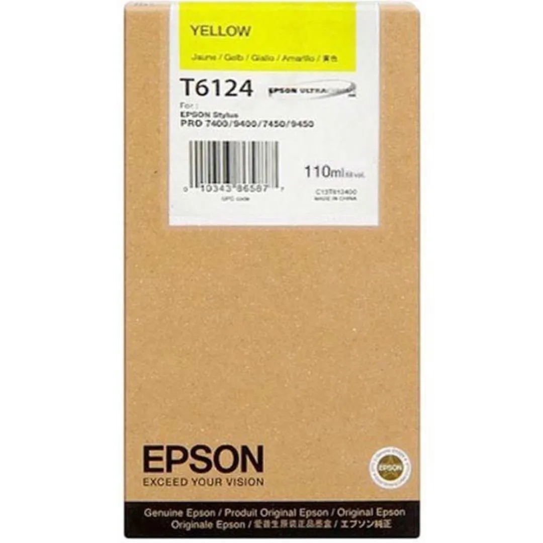 Epson T6124 Inktcartridge Geel - 220ml