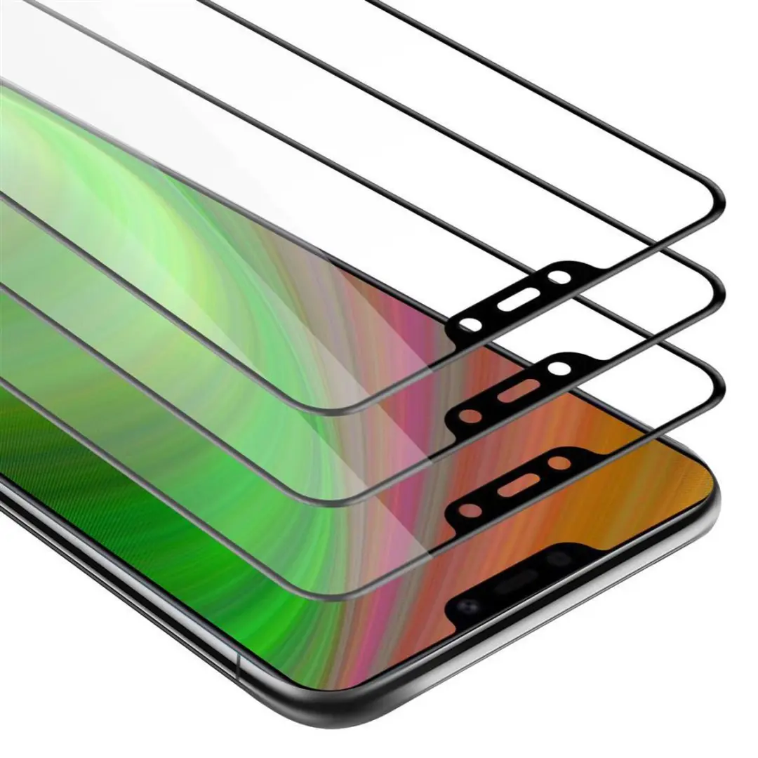 Cadorabo 3x Screenprotector geschikt voor Vivo Y83 Volledig scherm pantserfolie