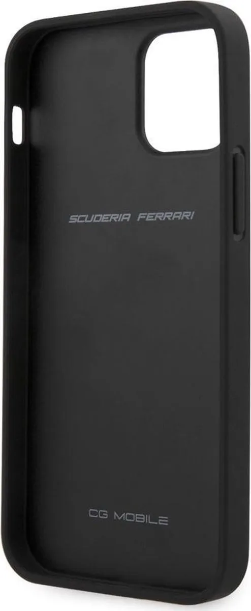 Ferrari iPhone Backcase - Effen Rood - Leer - MPN 3700740479278