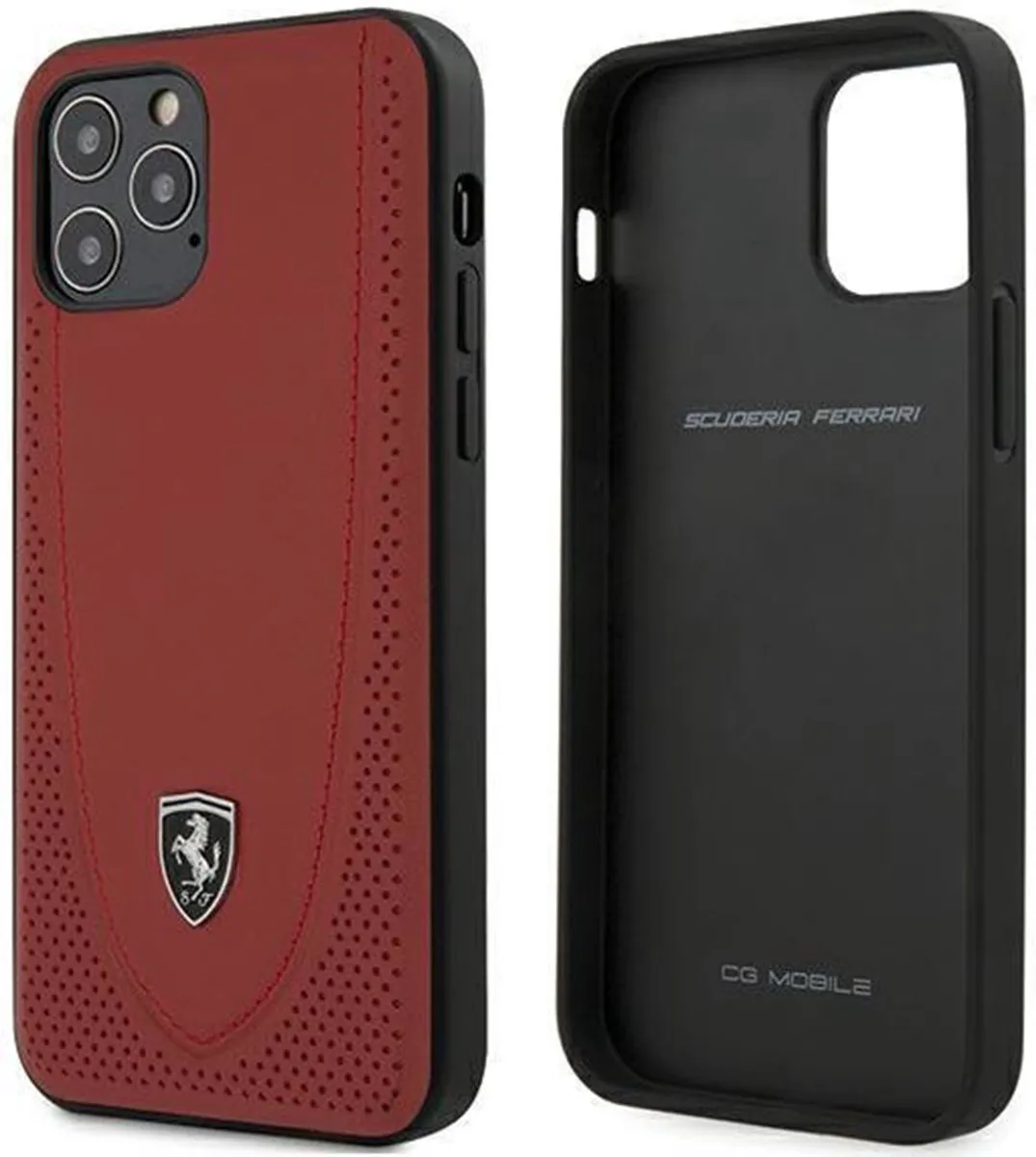 Ferrari iPhone Backcase - Effen Rood - Leer - MPN 3700740479278 - afbeelding 6 van 6