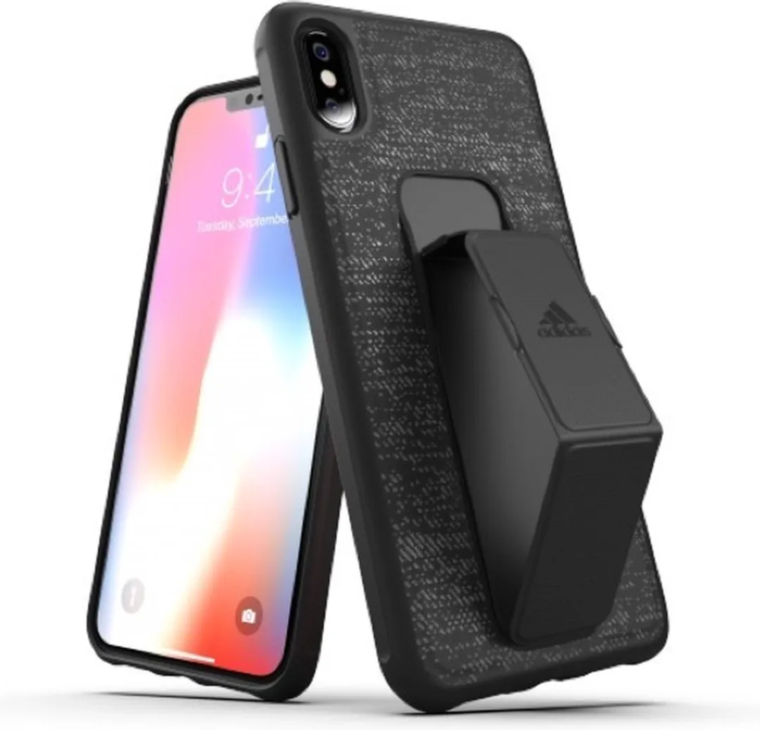 Adidas SP Grip Case iPhone XS Max - Zwart - afbeelding 3 van 6