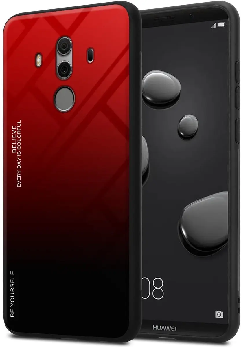 Cadorabo Hoesje geschikt voor Huawei MATE 10 PRO in ROOD