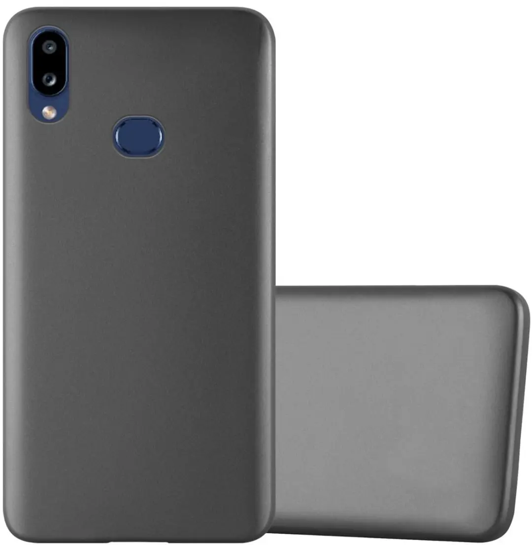 Cadorabo Hoesje geschikt voor Samsung Galaxy A10s / M01s in METALLIC GRIJS