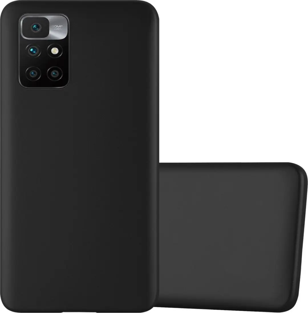 Cadorabo Hoesje geschikt voor Xiaomi RedMi 10 in METALLIC ZWART