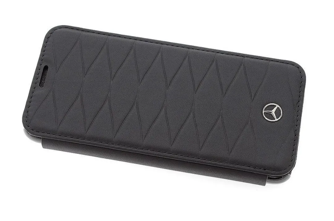Mercedes-Benz Galaxy S8 Book Case S203-6 - Zwart Leer