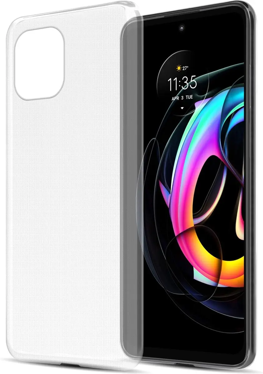 Cadorabo Hoesje geschikt voor Motorola EDGE 20 LITE / FUSION in VOLLEDIG TRANSPA