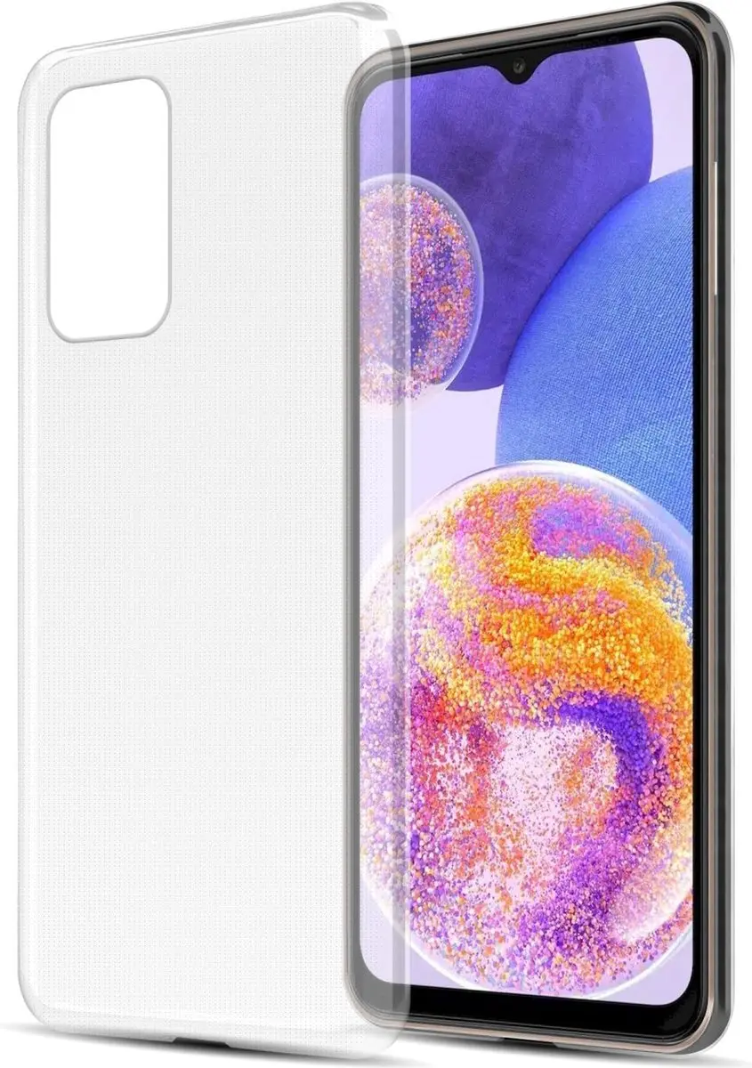 Cadorabo Hoesje geschikt voor Samsung Galaxy A23 4G in VOLLEDIG TRANSPARANT