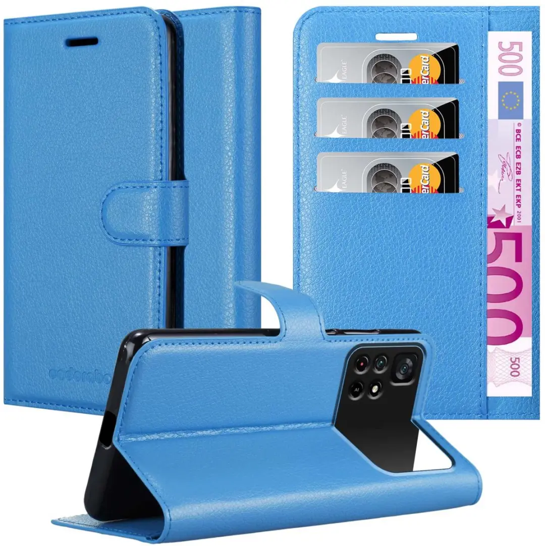 Cadorabo Hoesje geschikt voor Xiaomi POCO M4 PRO 5G in PASTEL BLAUW