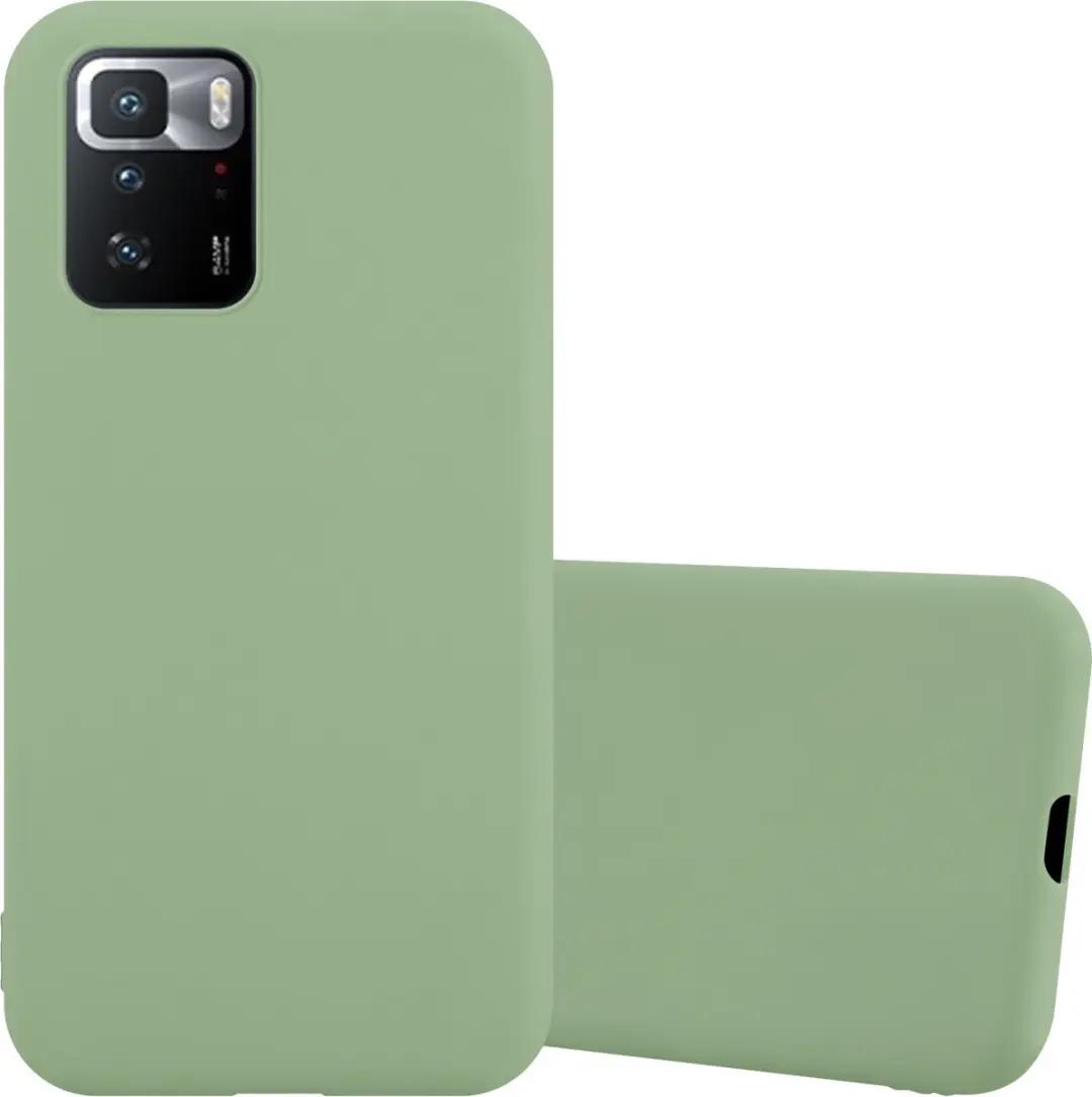 Cadorabo Hoesje geschikt voor Xiaomi POCO X3 GT in CANDY PASTEL GROEN