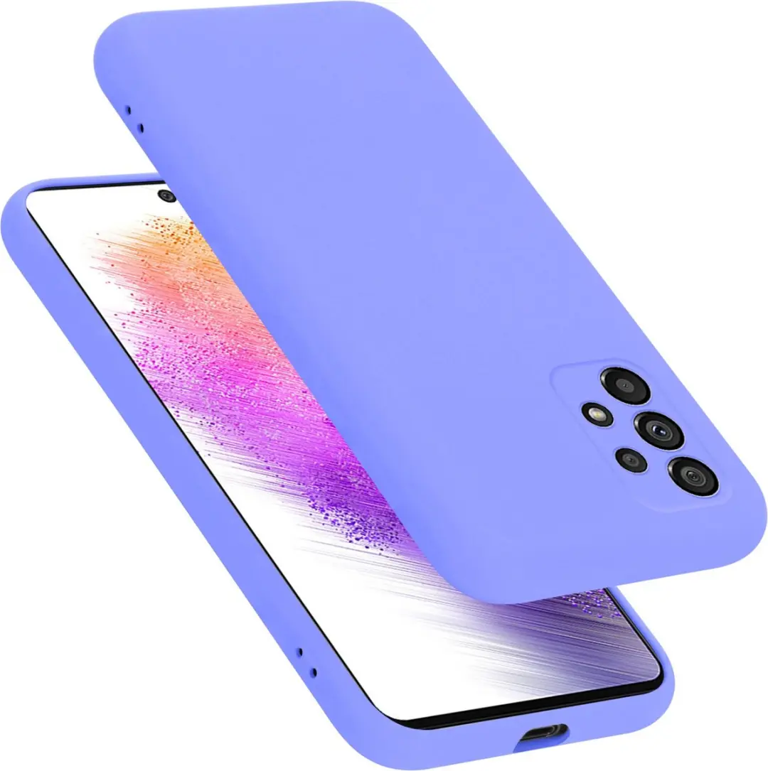 Cadorabo Hoesje geschikt voor Samsung Galaxy A73 5G in LIQUID LICHT PAARS