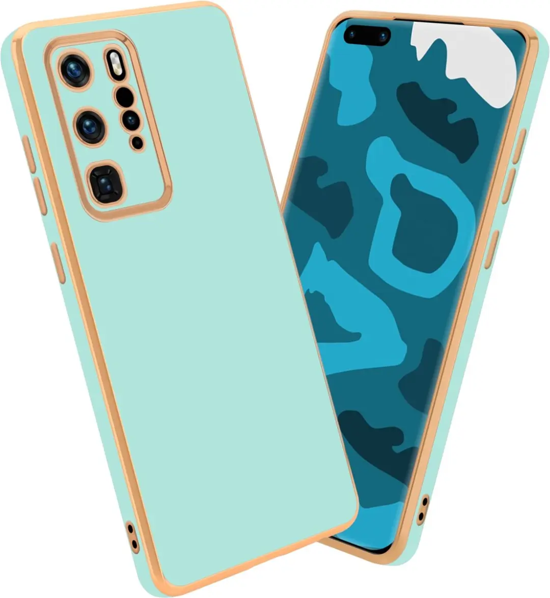 Cadorabo Hoesje geschikt voor Huawei P40 PRO / P40 PRO+ in Glossy Mintgroen