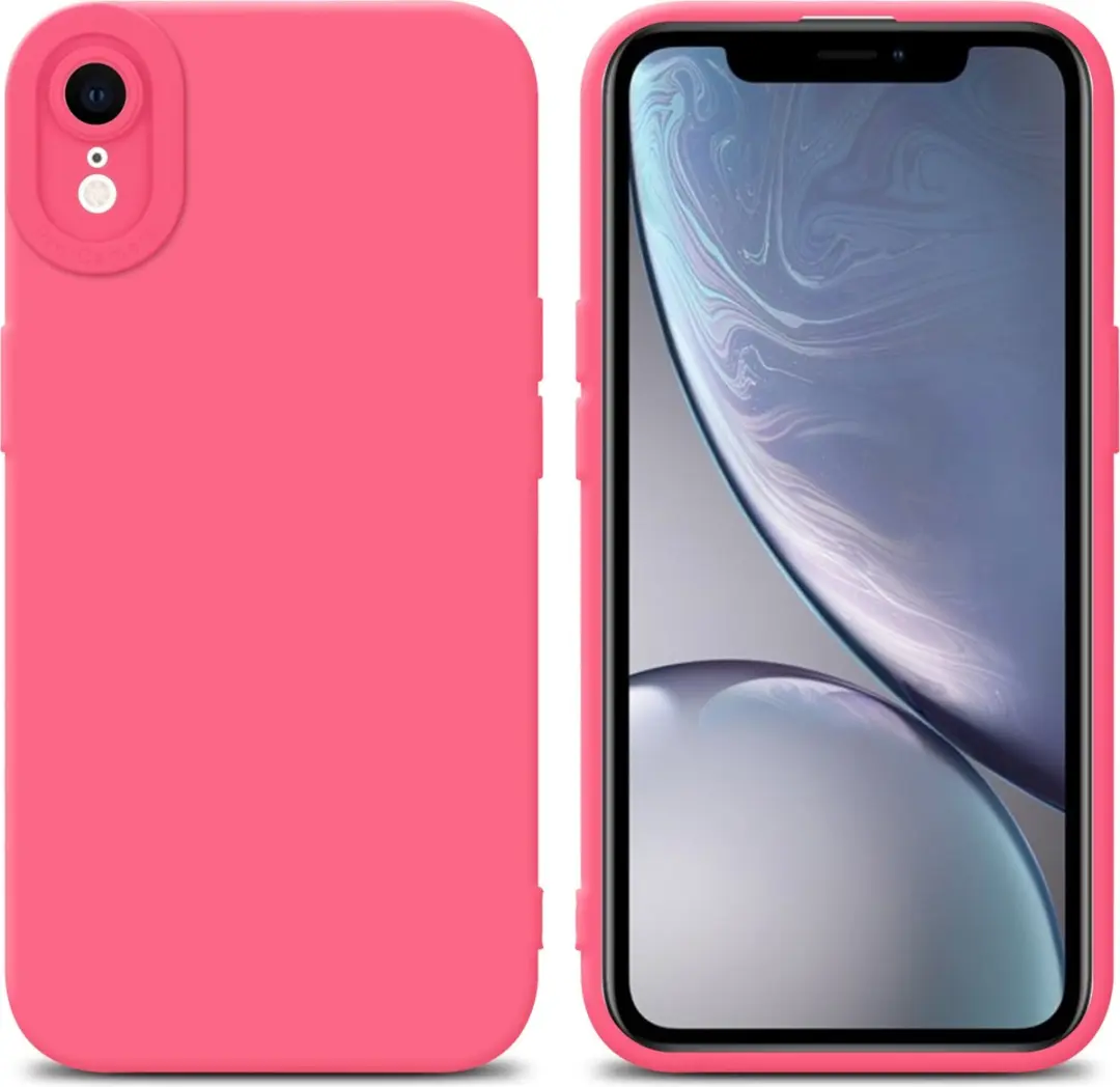 Cadorabo Hoesje geschikt voor Apple iPhone XR in FLUID ROOD
