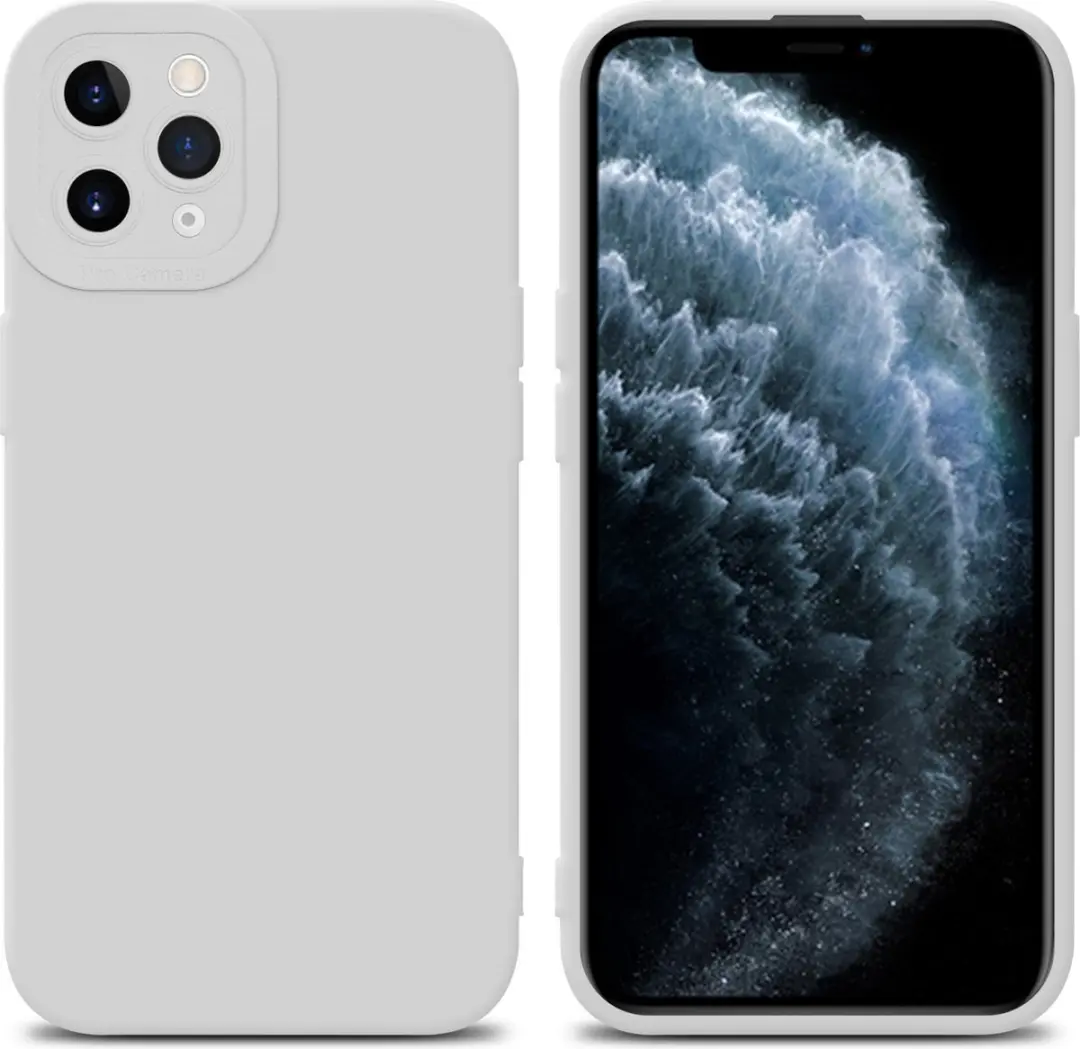 Cadorabo Hoesje geschikt voor Apple iPhone 11 PRO MAX in FLUID WIT