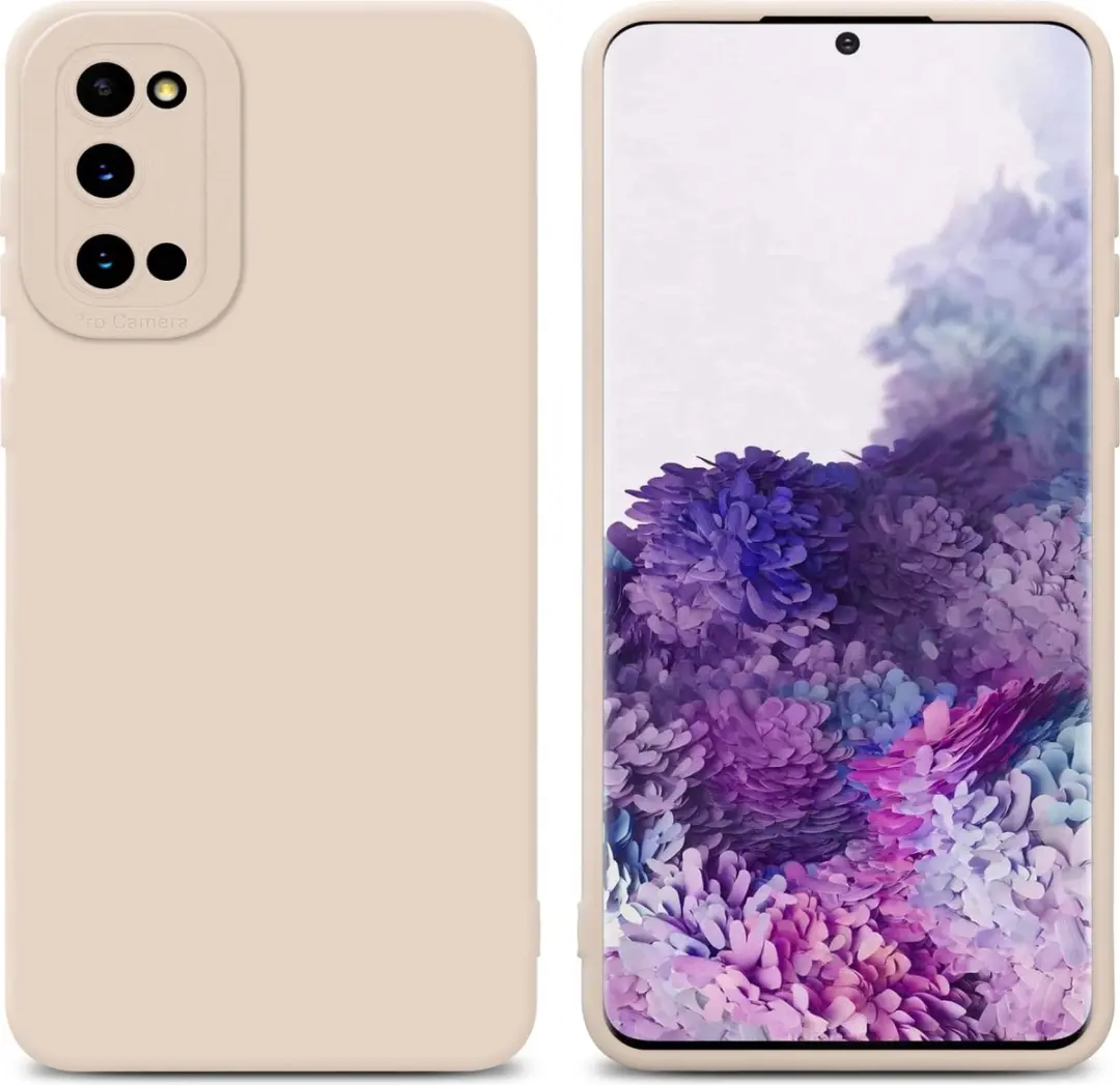 Cadorabo Hoesje geschikt voor Samsung Galaxy S20 in FLUID CREAM