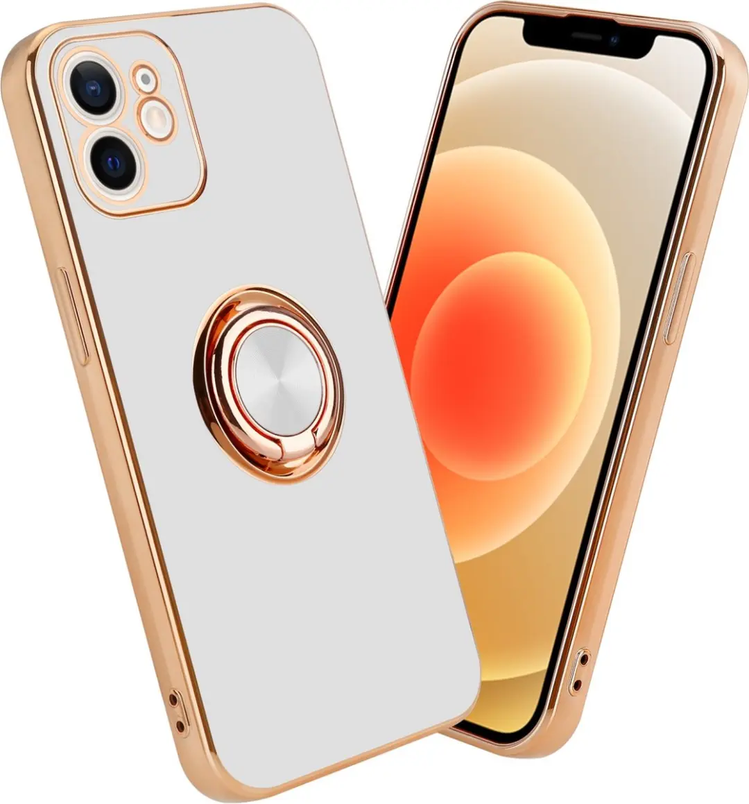 Cadorabo Hoesje geschikt voor Apple iPhone 11 in Glossy Wit
