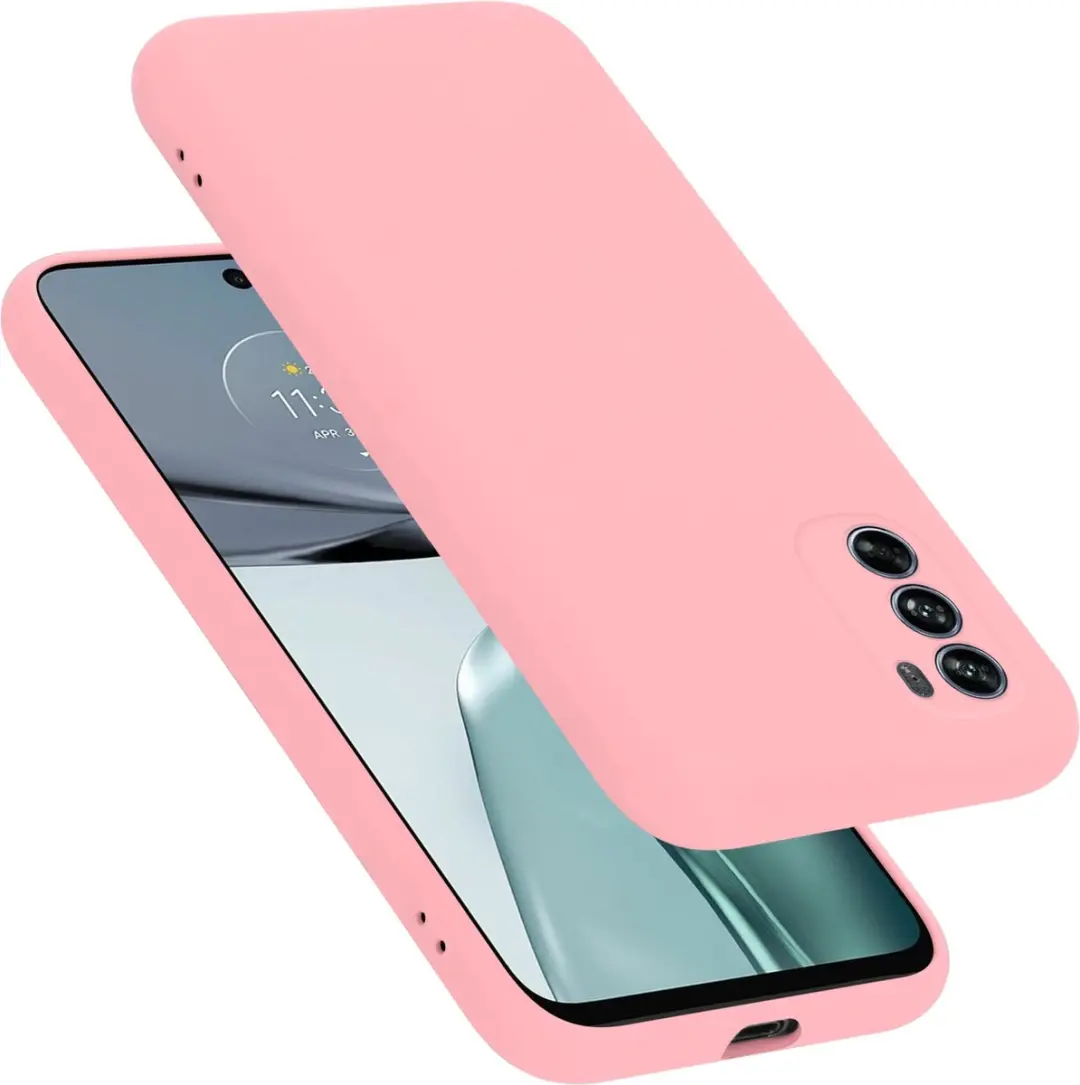 Cadorabo Hoesje geschikt voor Motorola MOTO G62 5G in LIQUID ROZE