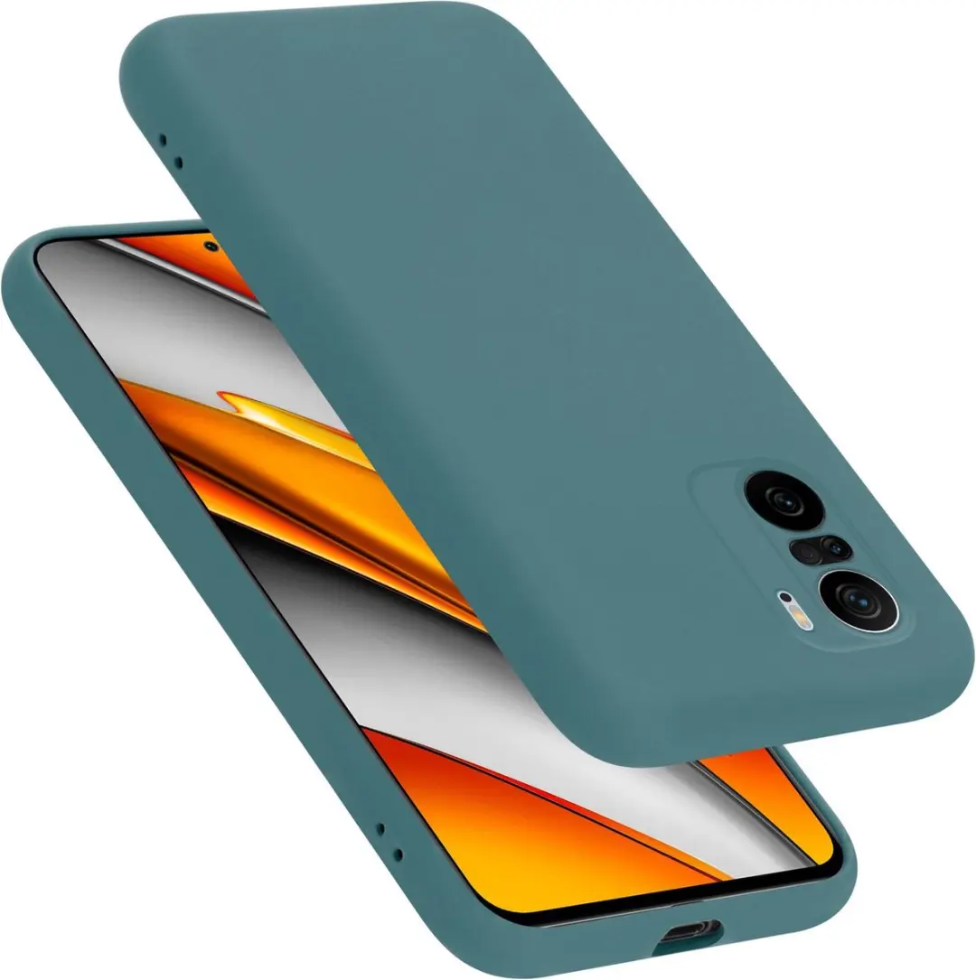 Cadorabo Hoesje geschikt voor Xiaomi Mi 11i / POCO F3 in LIQUID GROEN