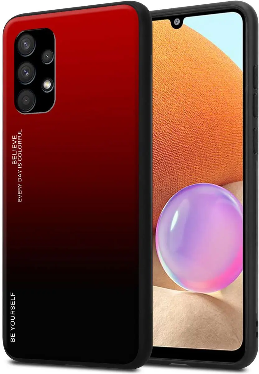 Cadorabo Hoesje geschikt voor Samsung Galaxy A32 4G in ROOD
