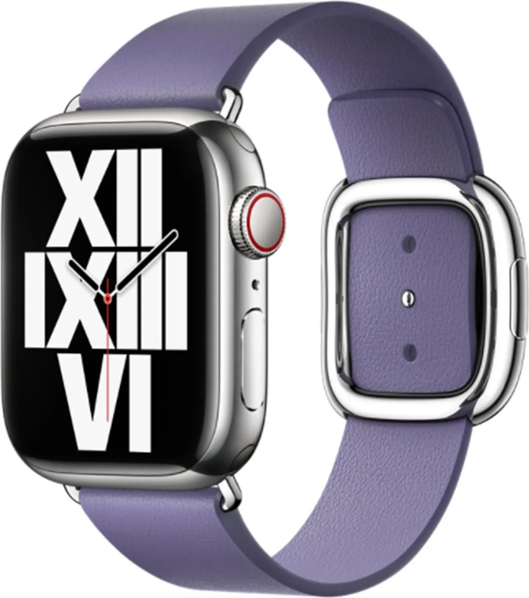 Apple Leather Band Wisteria - M - 38/40/41/42mm