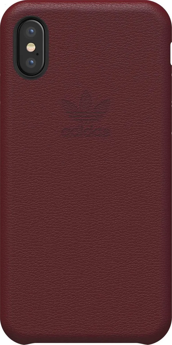 adidas OR Slim Case Leather iPhone X/Xs - Rood - afbeelding 3 van 6