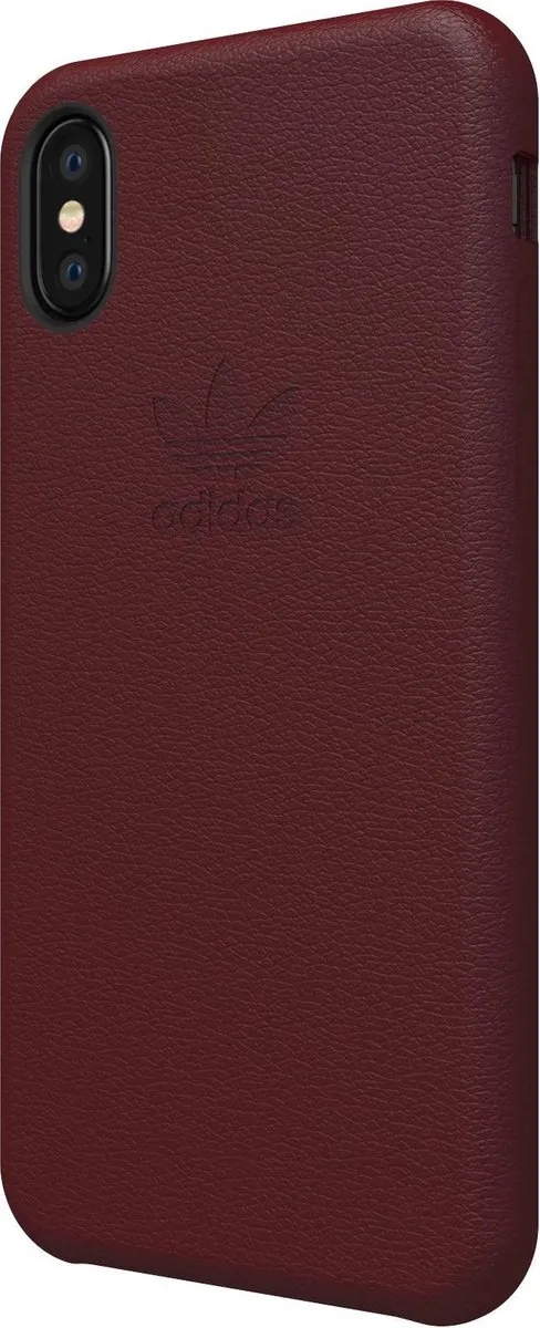 adidas OR Slim Case Leather iPhone X/Xs - Rood - afbeelding 6 van 6