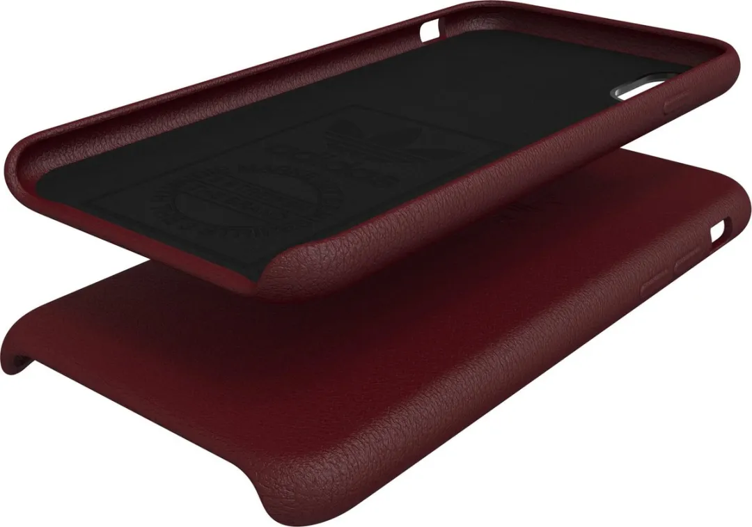 adidas OR Slim Case Leather iPhone X/Xs - Rood - afbeelding 5 van 6