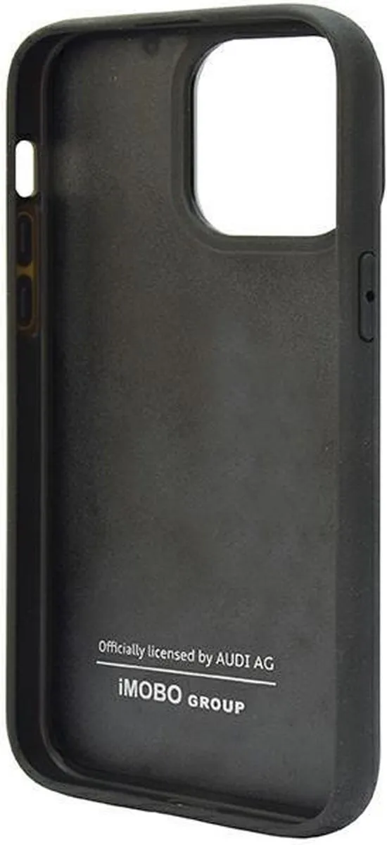 Audi Sport Carbon Back Case - iPhone 14 Pro Max - Zwart