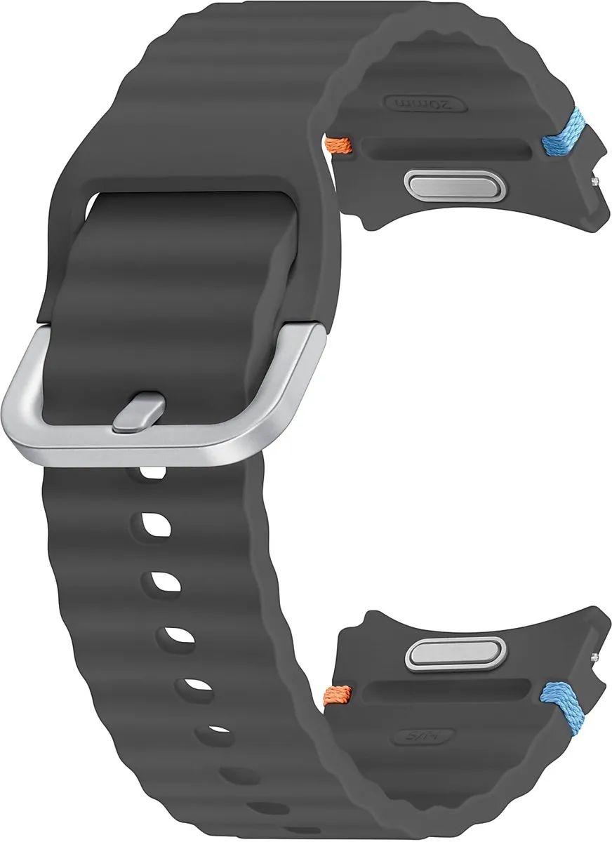 Samsung Watch7 Sport Horlogeband 20mm - Donkergrijs