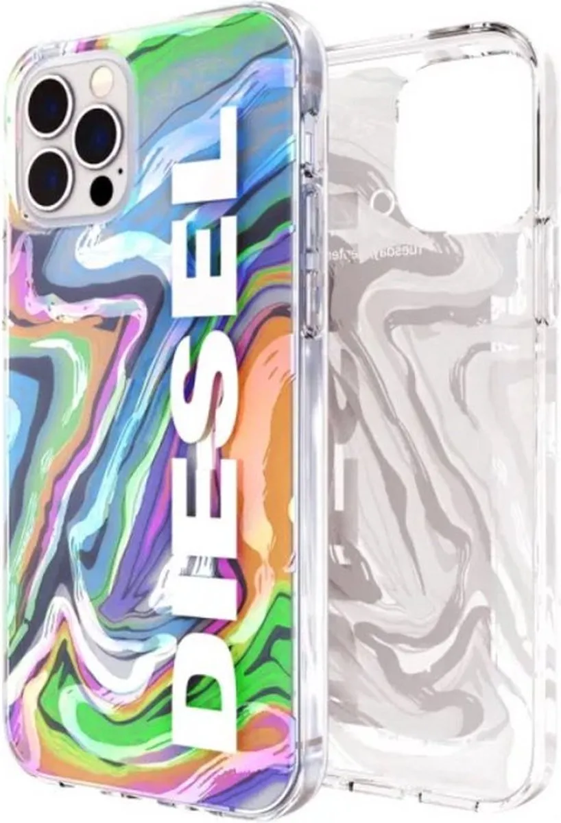 Diesel Digital Holographic iPhone 12/12 Pro Hoes - Multicolor - afbeelding 4 van 6