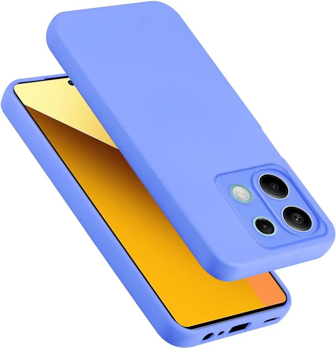 Cadorabo Hoesje geschikt voor Redmi Note 13 5G Global in LIQUID LICHT PAARS - Beschermhoes gemaakt van flexibel TPU silicone Case Cover
