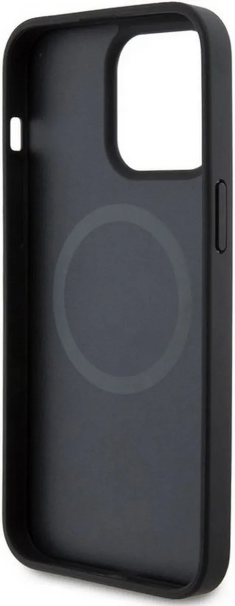 Ferrari Carbon Bottom Back Case MagSafe iPhone 15 Pro - Rood