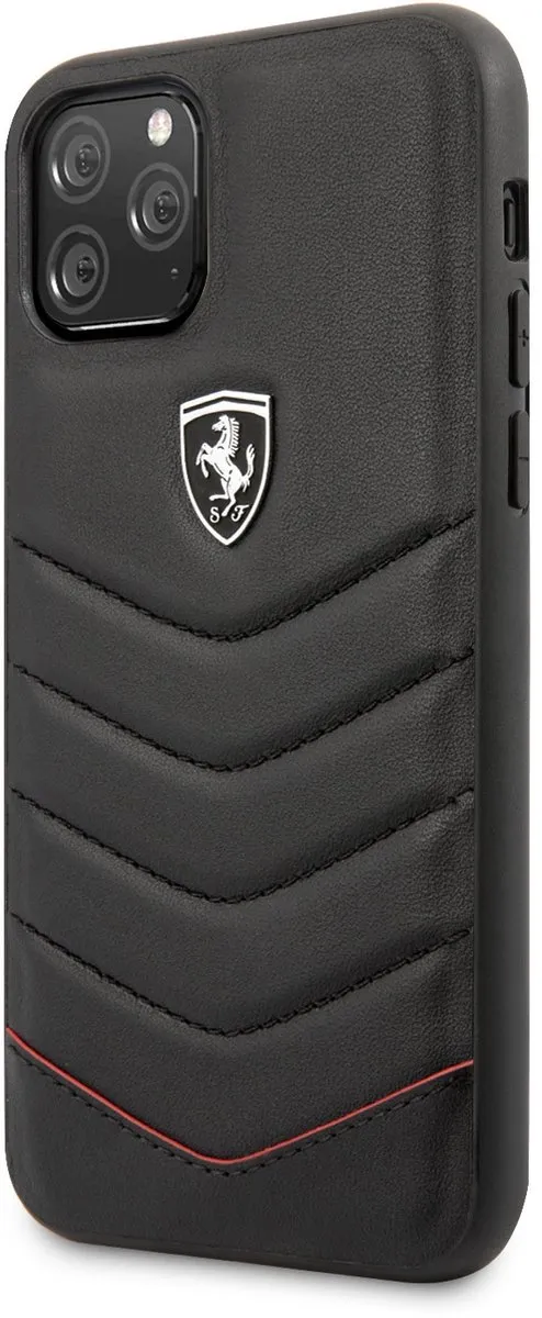 Ferrari iPhone 11 Pro Hoesje - Effen Zwart