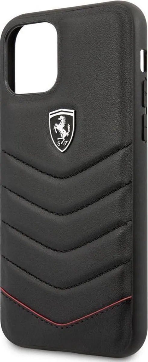 Ferrari iPhone 11 Pro Hoesje - Effen Zwart - afbeelding 6 van 6