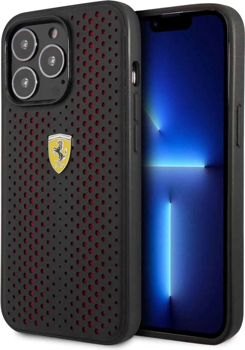Ferrari Perforated Back Case iPhone 14 Pro Max