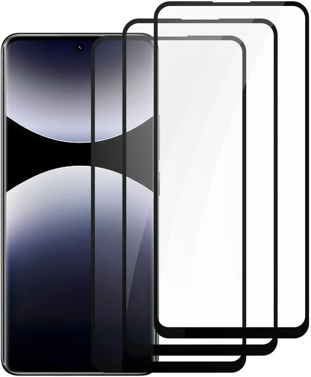 Cadorabo 3x Screenprotector geschikt voor Xiaomi Redmi Note 14 Pro Plus 5G