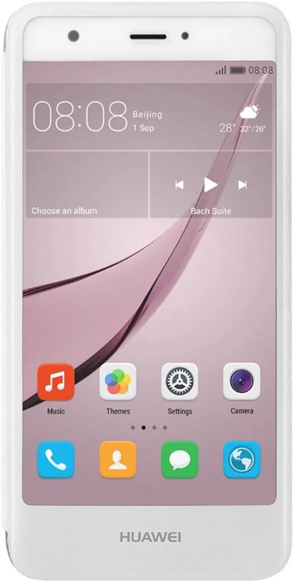Huawei Nova Flipcover 51991768 - Wit