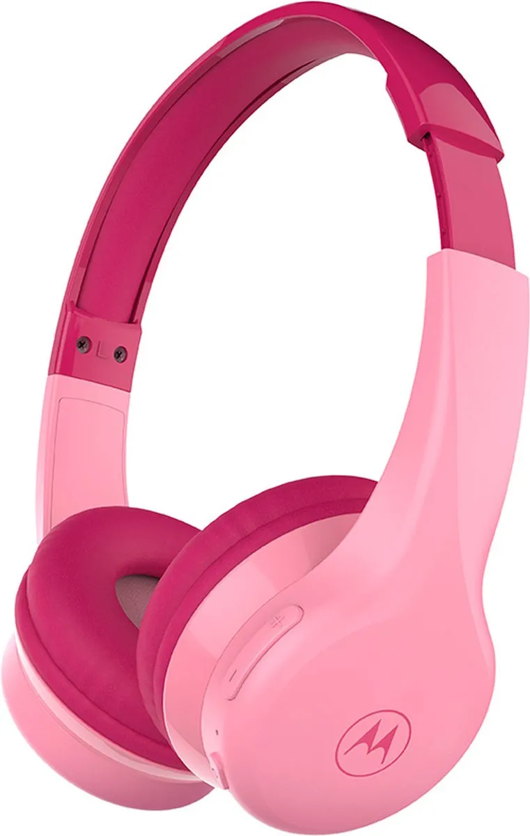 Motorola MOTO JR300 Kinderkoptelefoon - Roze - afbeelding 6 van 6