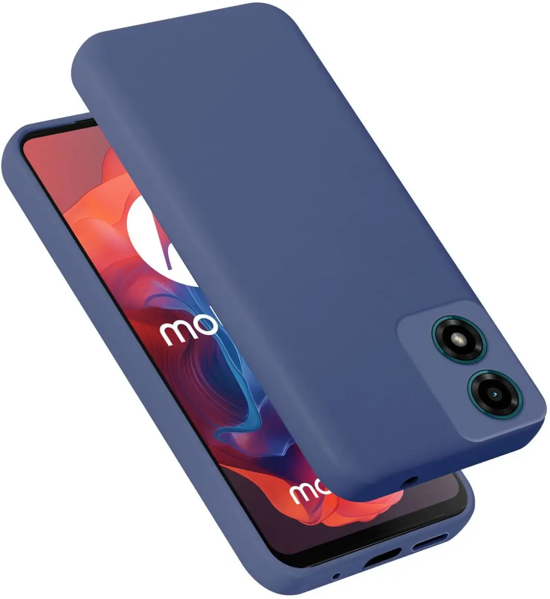 Cadorabo Hoesje geschikt voor Motorola Moto G04 / G04s / G24 / E14 Case in Liqui