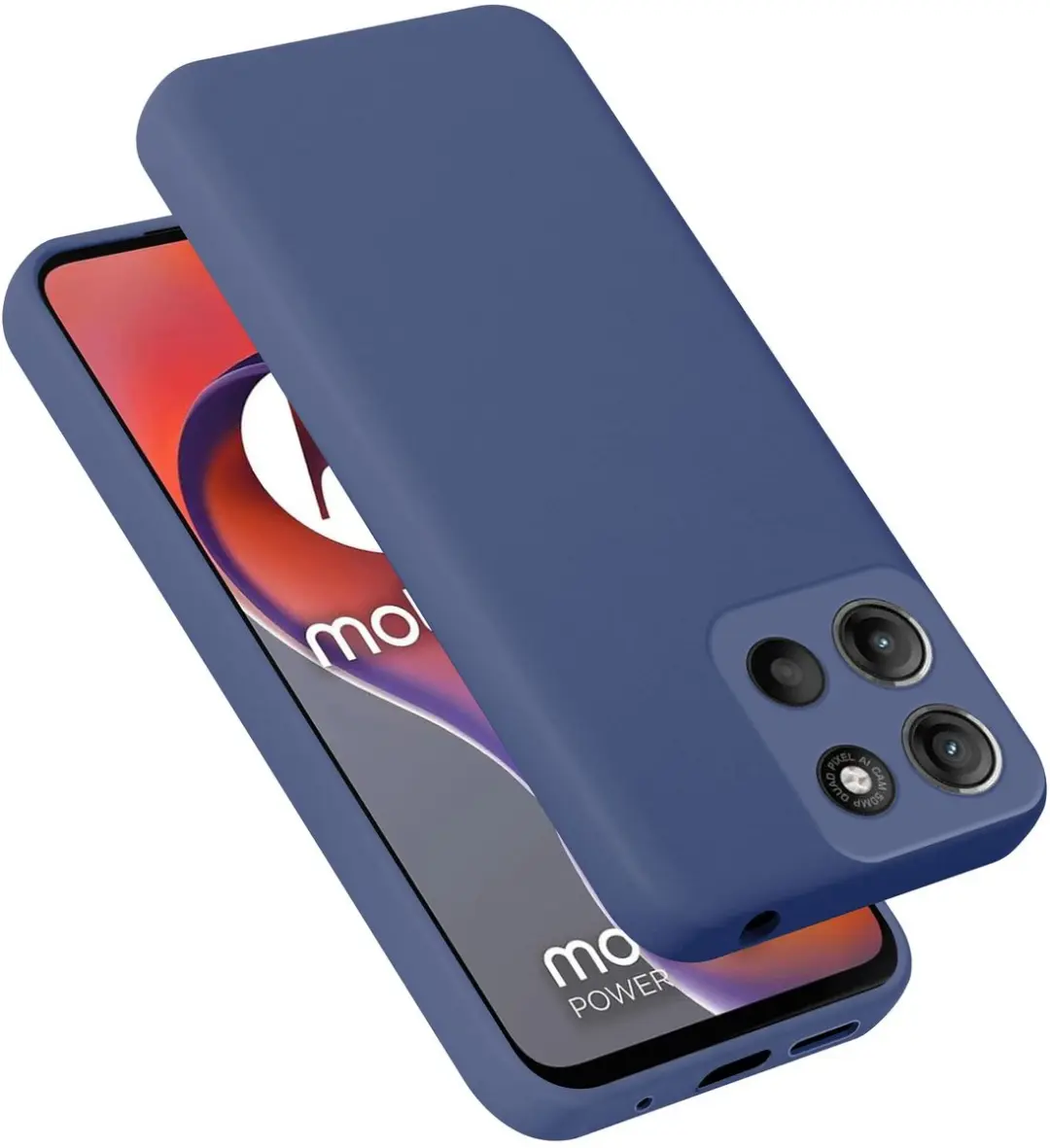 Cadorabo Hoesje geschikt voor Motorola Moto G15 Power / G15 Case in Liquid Blauw